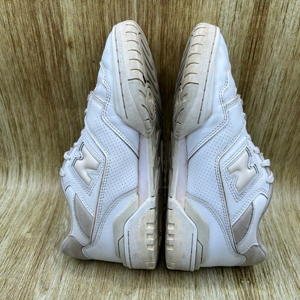 New Balance 550 Women's Size 9.5 White Shoes Sneakers Leather Low Top BBW550WS - Picture 7 of 10